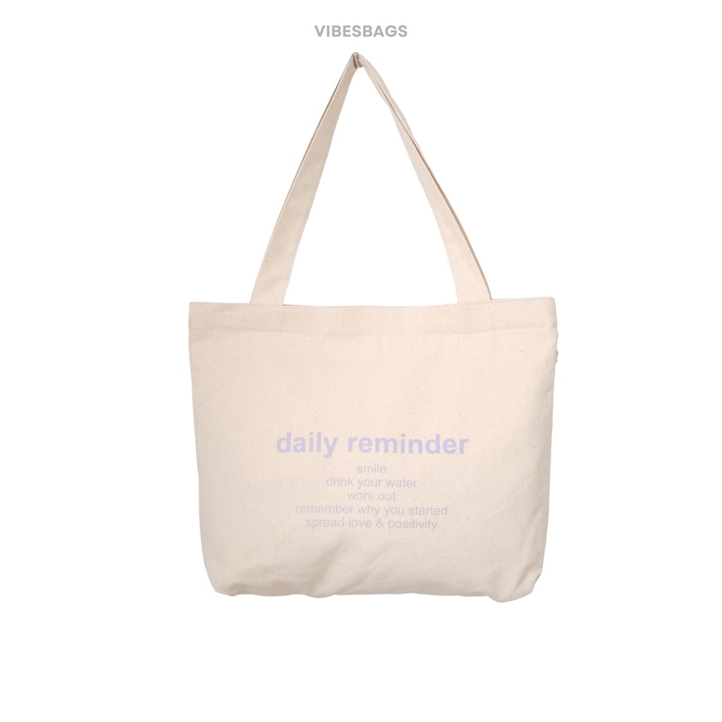 TOTE BAG KANVAS YURA (DAILY REMINDER)