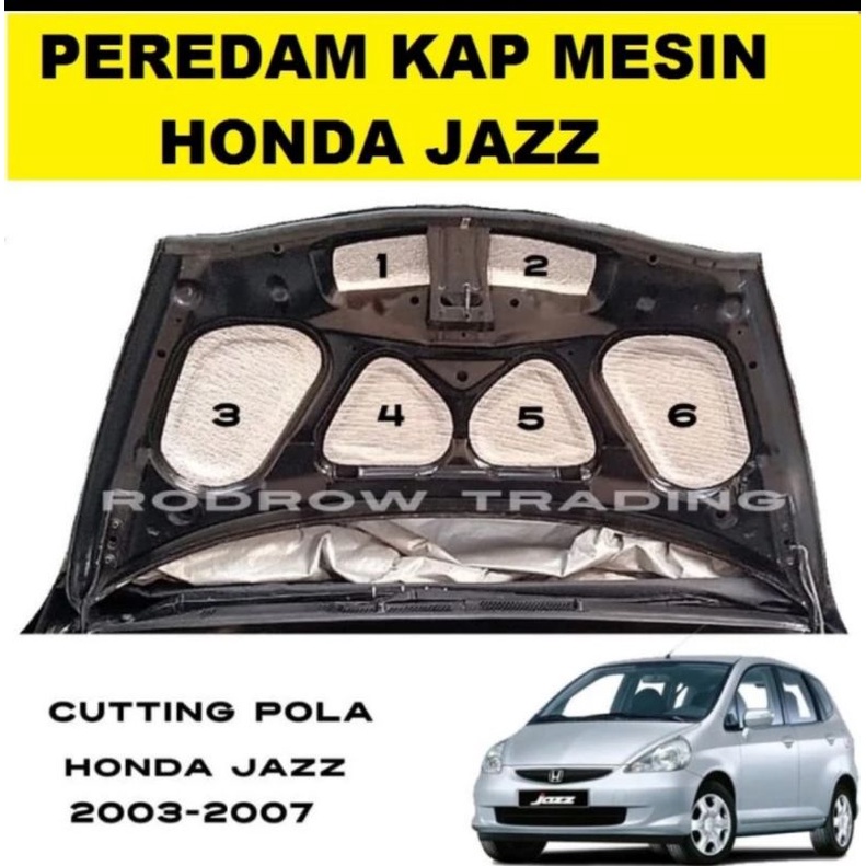 Peredam kap mesin Honda Jazz 2003 - 2007