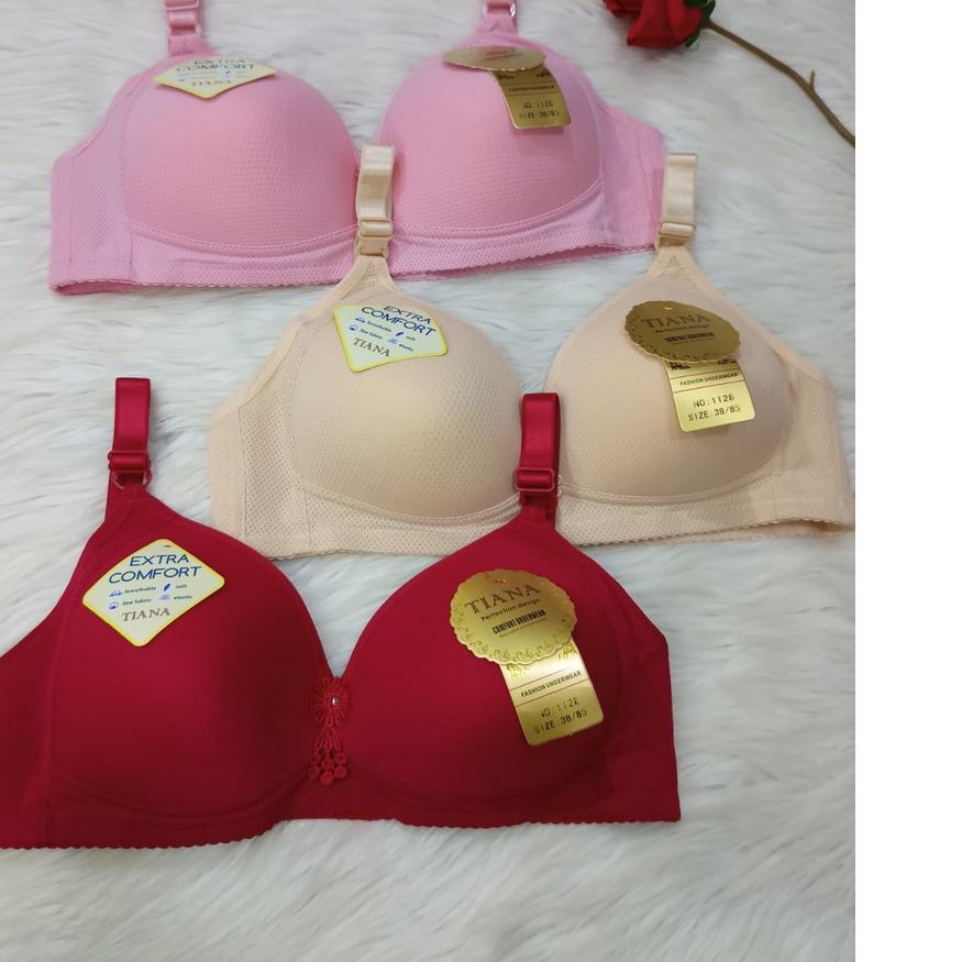 ➶ Bra Cup Besar Bahan Pori/Busa Tipis/Tiana 575 ➥