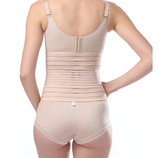 Korset Melahirkan Wanita Postnatal Corset Pelangsing Pasca Melahirkan Recovery Breathable Postpartum Adjustable Corset