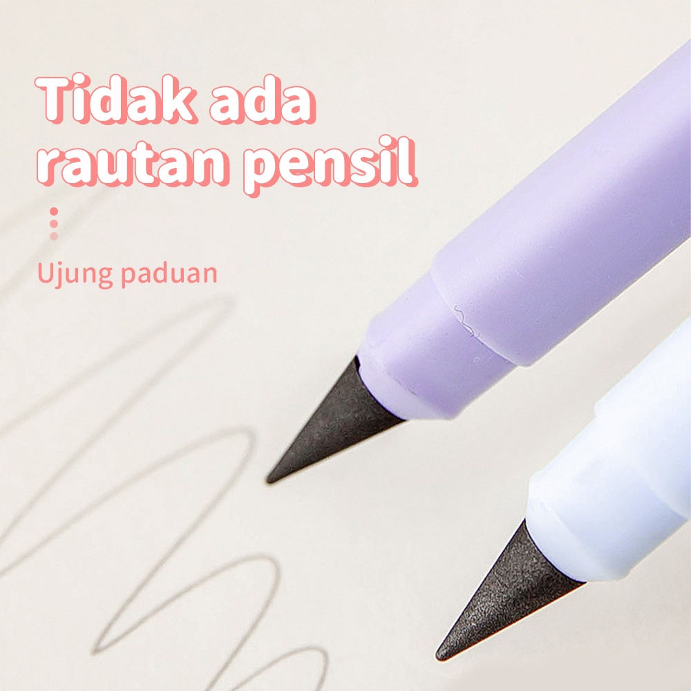 JCHO Pensil Pencil Tanpa Batas Eternal Pencil Tanpa Rautan/ Pensil Abadi