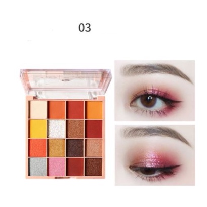 Lameila 3043 16 color Eyesshadow Palette Matte Pearlescent LS