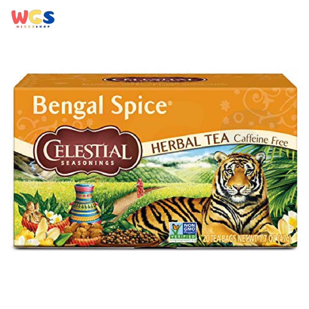 Celestial Seasonings Bengal Spice Herbal Tea Caffeine Free 20s x 2.35g