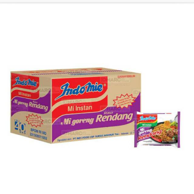 

INDOMIE MIE GORENG RENDANG 1 DUS ISI 40 BUNGUS