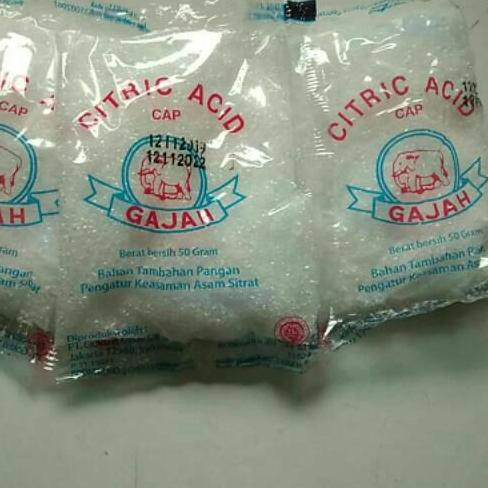 

(TERMURAH) Citrid acid citrun cap gajah 1 pak/20 bks Diskon,.,..