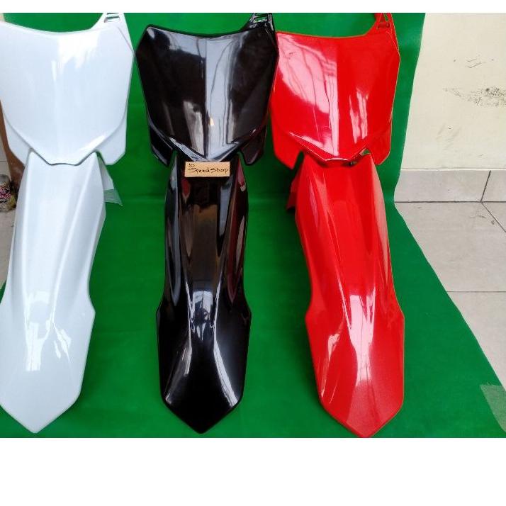 Spakbor Depan Crf  250 Set Papan Nomor Crf 250 Bahan Plastik Abs Papan Nomor Crf 250 Set Spakbor