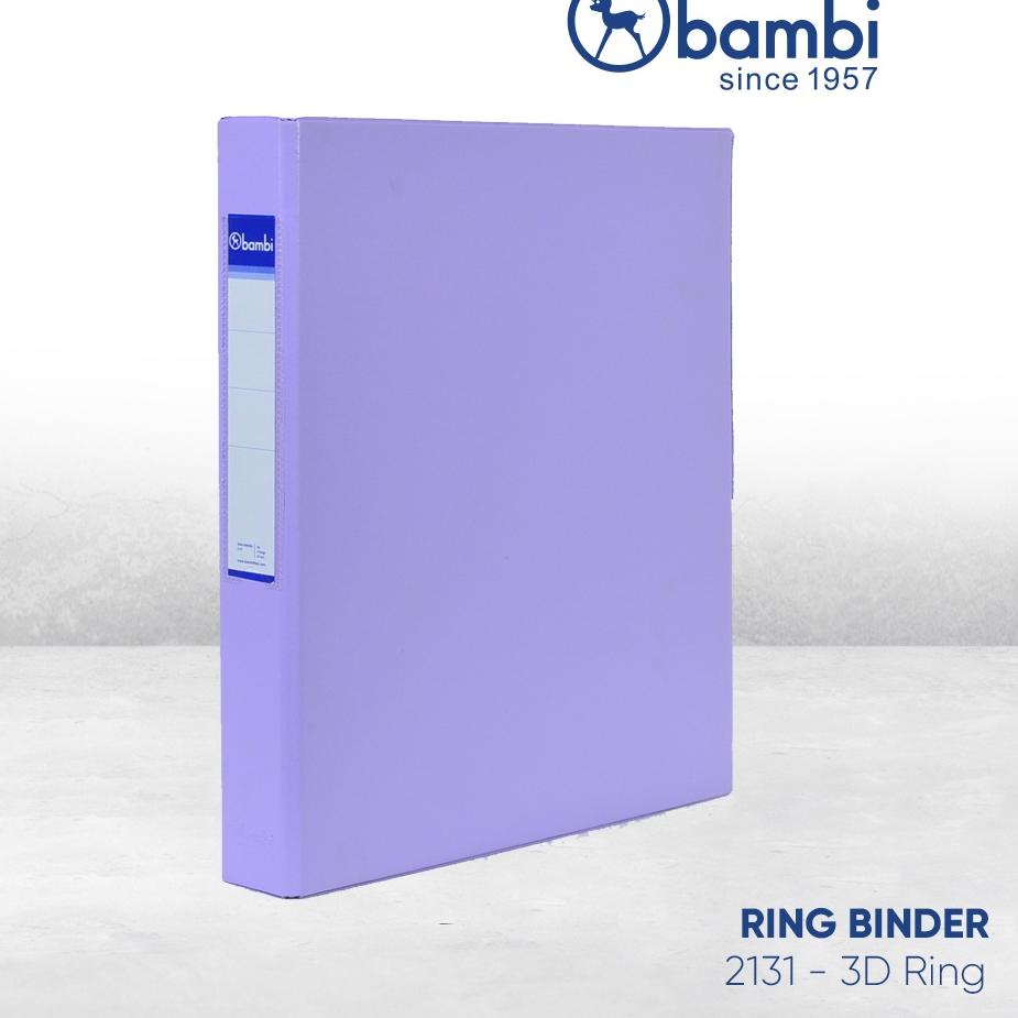 

TERLARIS BRANDS FESTIVAL Bambi Ring Binder D-Type 3 Ring A4 mekanik 25 mm - 2131 !!!