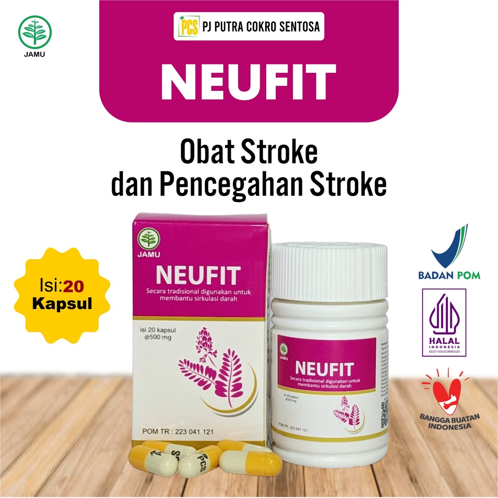 NEUFIT-PCS- Obat pencegah dan pengobatan Stroke