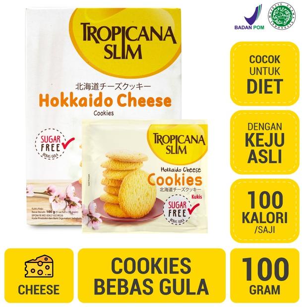 

Barang Terlengkap Tropicana Slim Hokkaido Cheese Cookies (5 Sch) - Snack Bebas Gula, 100 Kalori Saatnya Promo