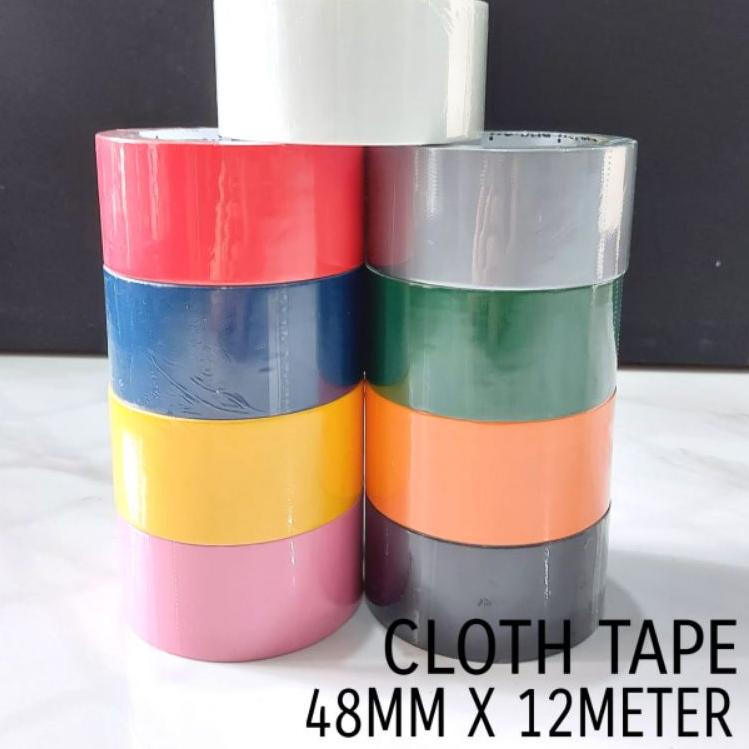 

W24 Cloth Tape 48mm x 12meter / lakban kain PENJUALAN TERBANYAK