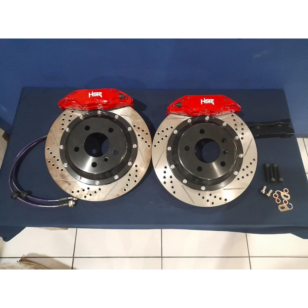 BBK RED HSR BMW F30 4 PISTON MZ7609 REAR 330X24 DRILLED SLOTTED BMW F30