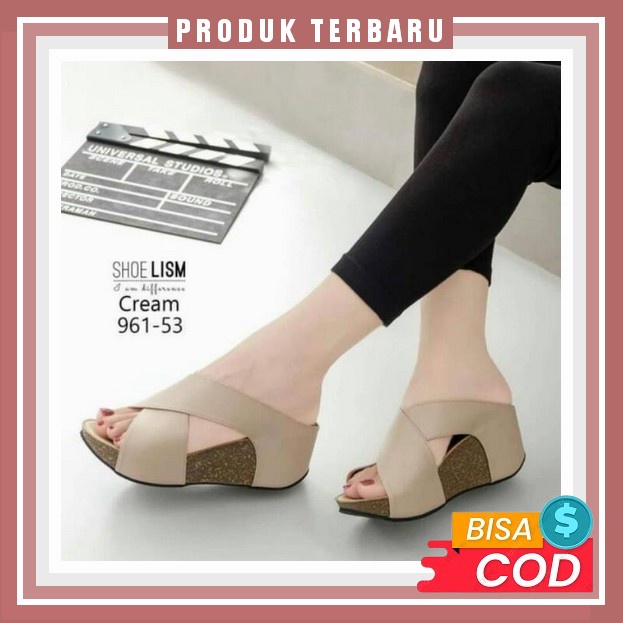 Sandal Wedges Import Sofiya 1786-20 Sendal Sofia Kekinian Terbaru Sandal Sofia Rajut Sendal Wanita W