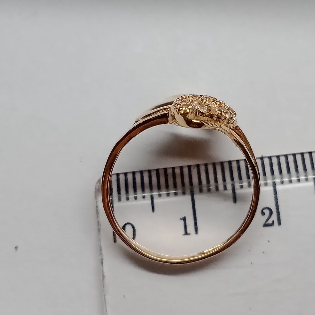 Cincin emas 17k - 2.35 gr kadar 750 - 4201