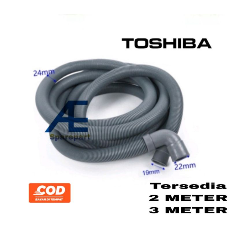 Selang Pembuangan / Selang Pembuangan Air Mesin Cuci Toshiba Front Loading