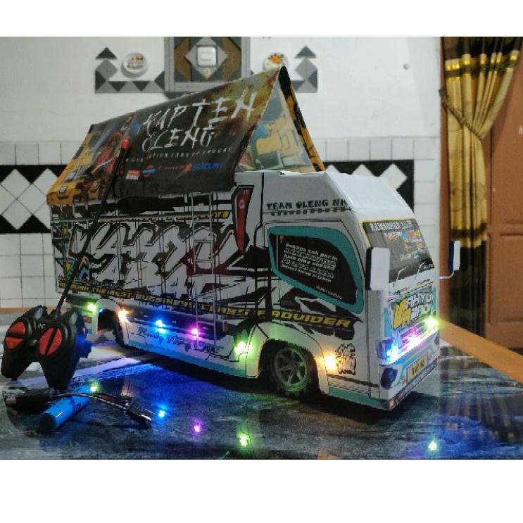 Terbaruϟday Truk Oleng Miniatur truk Remot Control Batari Cas MAINAN ANAK