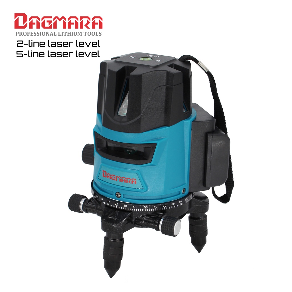 Dagmara Laser Level Self Leveling Projector Green 2 atau 5 Line RegeMoudal