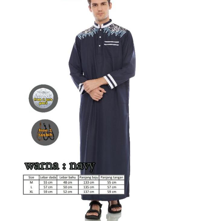 ➨ Jubah Pria Al-Fahreza - Jubah Pria Bordir - Jubah Pria Premium - Jubah Pria Termurah ➤