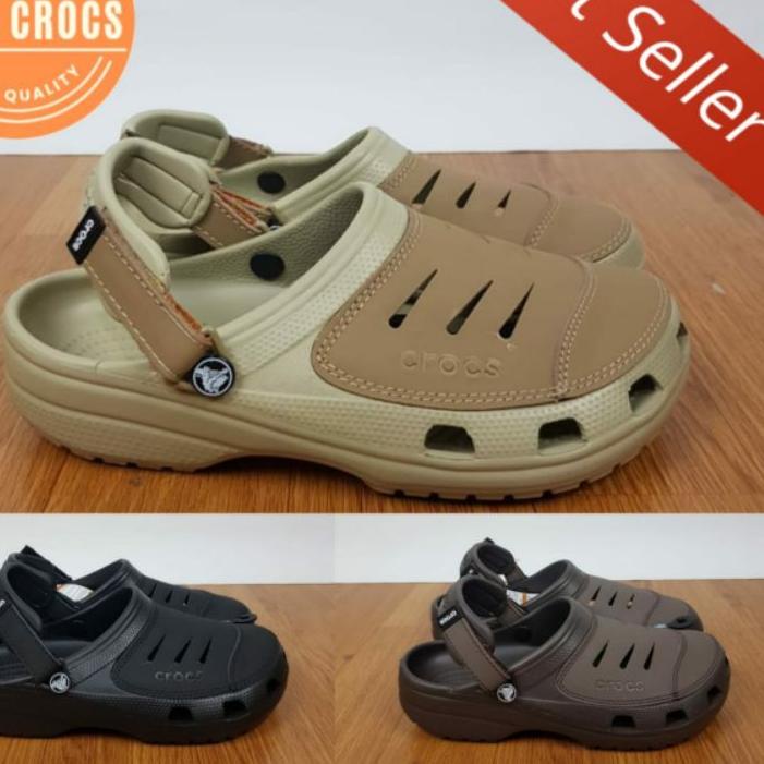 ✸ Ready Lagi Sandal Crocs Yukon Leather/Sandal Pria ♫