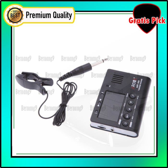 Chid Aroma AMT-560 Tuner Metronome Built-In Mic Kabel 6.3mm