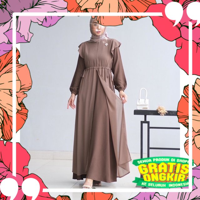 Soleil Double Dress / dop metalic