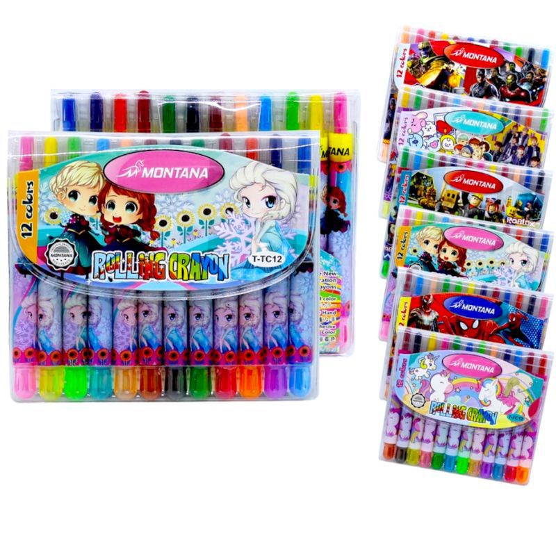 

Crayon Putar Montana / Crayon 12 warna