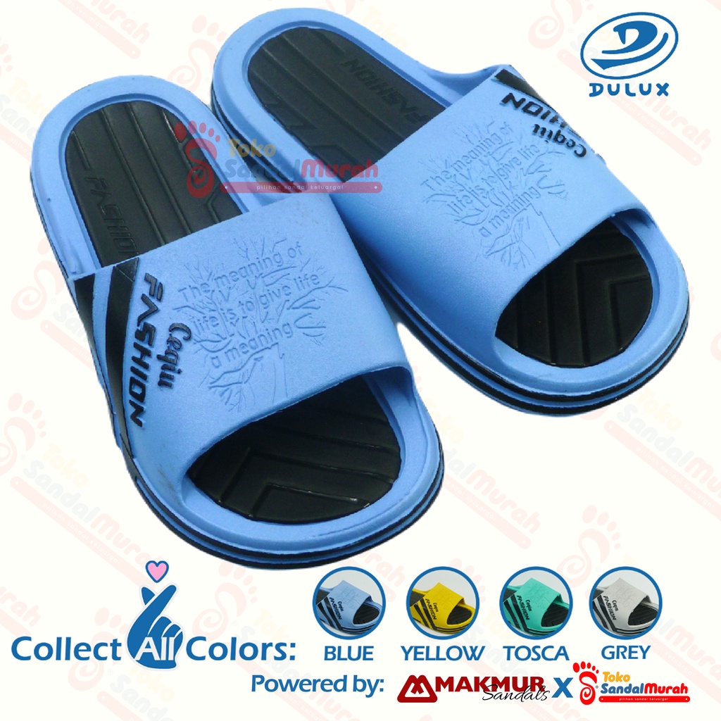 Toko Sendal Murah - Sandal Slop Anak Laki-Laki Uk 24 - 35 / Sandal Slide Simple / Sandal Karet Nyaman / Sandal Bermain Santai / Sandal Slip On Ringan [ CQ 093 ]