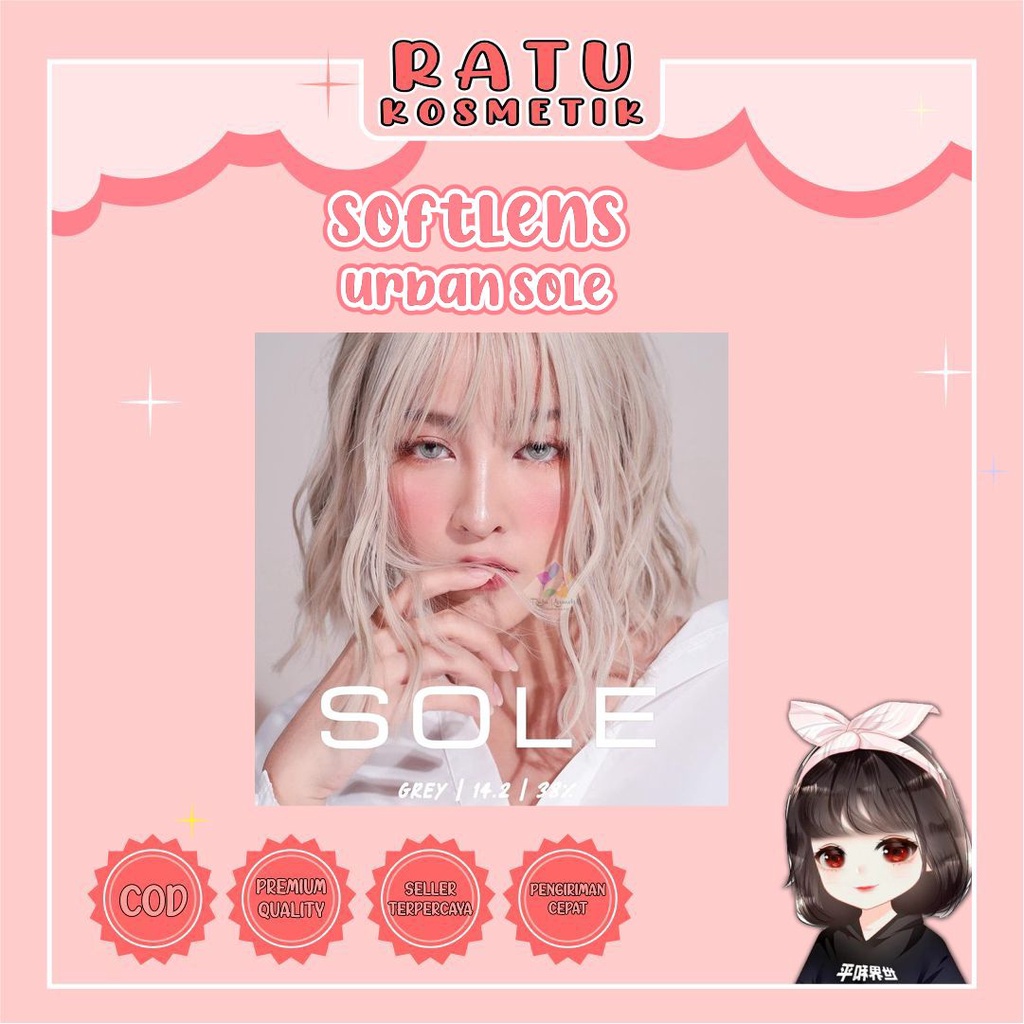 ❤ RATU ❤ Softlens Sole Normal | Diameter 14.2mm | Soflens By Urban Factory