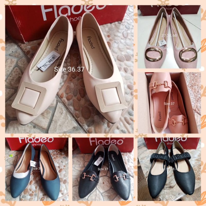 Sepatu Flatshoes Wanita Brand Fladeo 100% Original