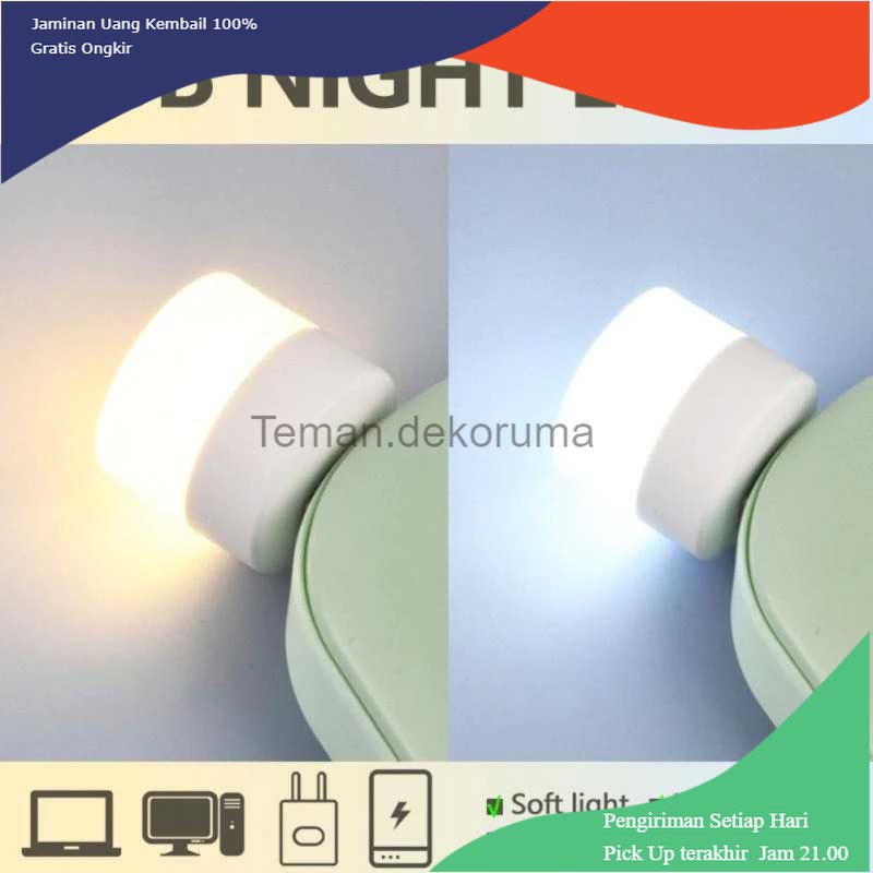 TD - LMP Oobest Lampu Bohlam Mini USB Cool White 6000K 110 Lumens 5V 1W - OB60