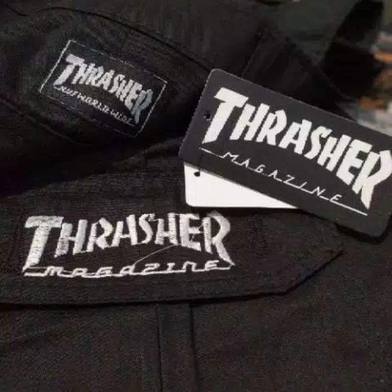 YANG TERMURAH Celana Cargo pendek pria thrasher 27-38 celana kimpul pendek thrasher original