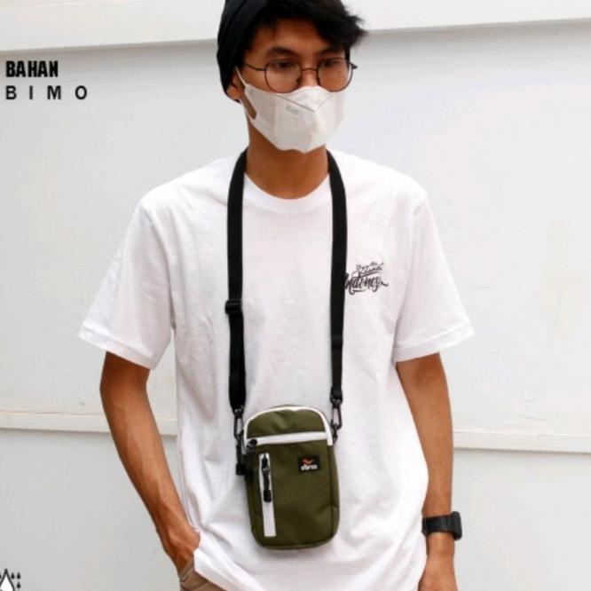 BEST SALES TAS HP MINI PRIA ELBRUS GREES 7 INCH MURAH - TAS HP KECIL COWOK ELBRUS ORIGINAL