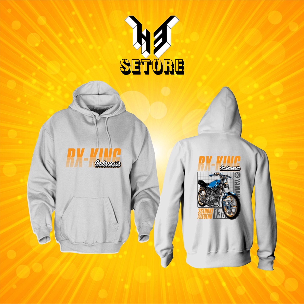 HOODIE JAKET YAMAHA RX KING 135 HOODIE RX KING