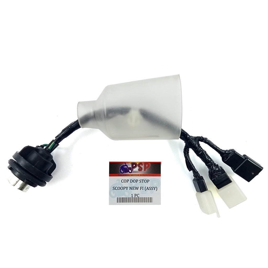 Cop Dop Stop Scoopy New Fi Assy - Fitting Cop Lampu Belakang Dop Stop Honda Scoopy New Fi 2018