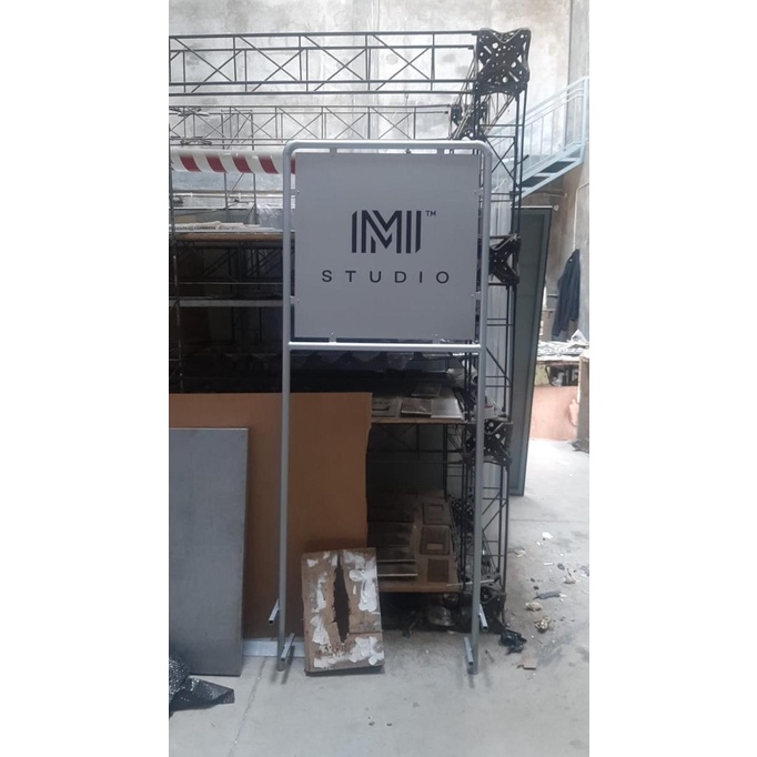 

Signage Plang nama Galvanis Uk. 70cm x 70cm x 150cm