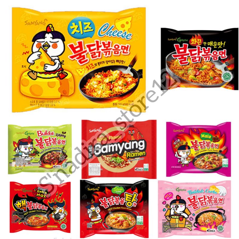 

SALE 12.12 SAMYANG Bludak cheeas ,carbonara,ori,nuklier.