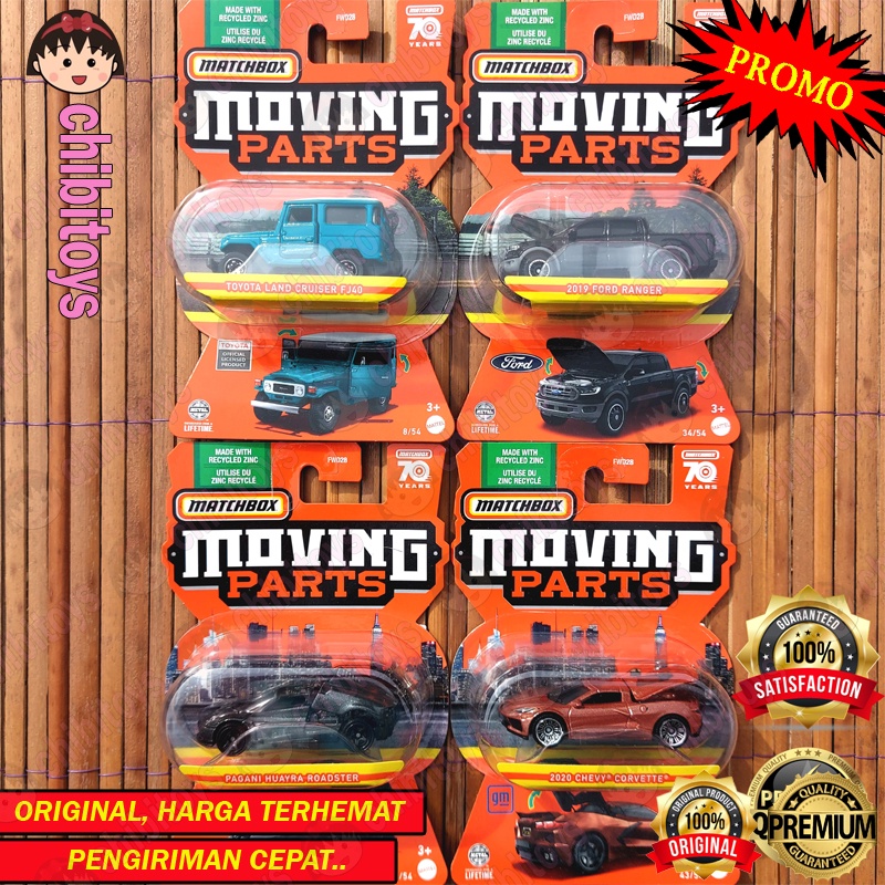 MATCHBOX MOVING PARTS 2023 TOYOTA LAND CRUISER FJ40 RANGE ROVER EVOQUE PAGANI HUAYRA ROADSTER BENTLE