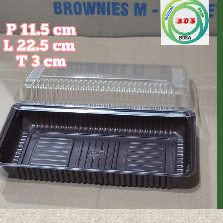 ➣ Mika Brownies Medium - Size M Kotak Bolu Brownies M merek BSM Mika Tebal ◄