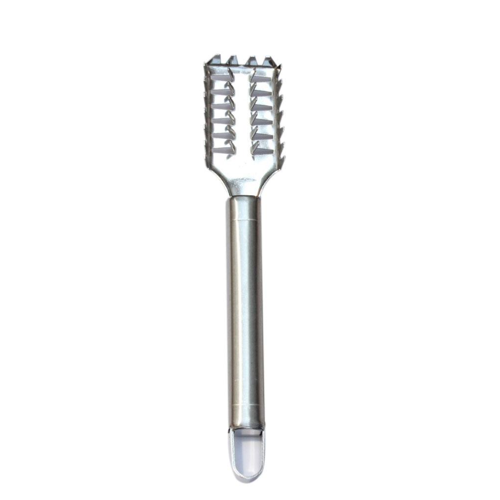 Alat Pembersih Sisik Penghilang Scraper Pembersih Sisik Ikan Kulit Praktis Stainless