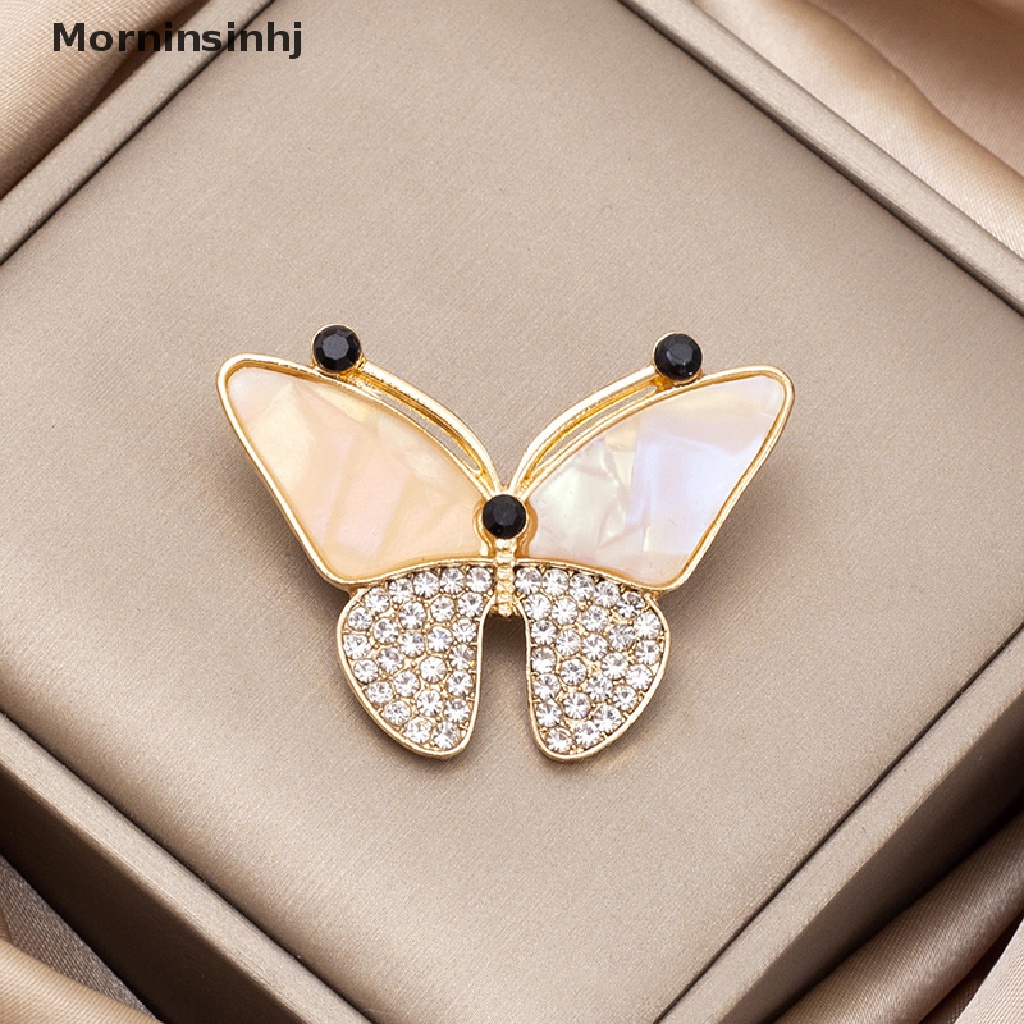 Mornin Berlian Imitasi Swan Butterfly Bros Untuk Wanita Berlian Imitasi Bros Fashion Pesta Pernikahan Perhiasan Aksesori Pin Brooch Hadiah id