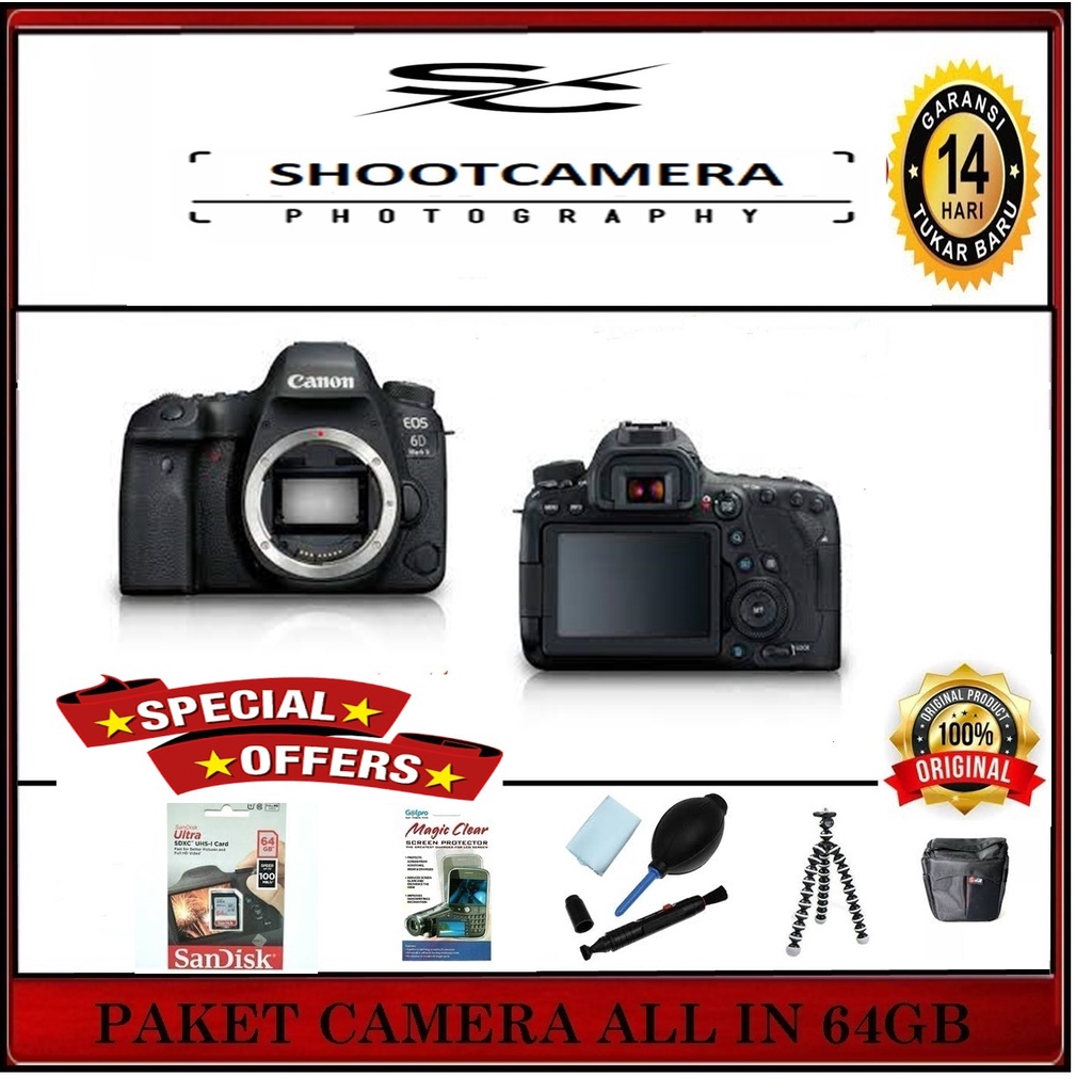 CAMERA CANON EOS 6D MARK II BODY - CANON EOS 6D II BODY