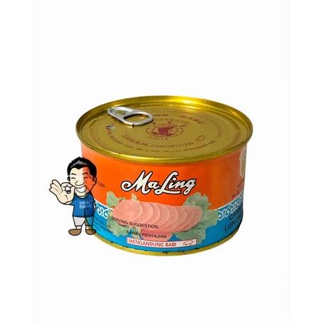 

SALE 2.2 Ma Ling Canned Pork Luncheon Meat- Daging Babi Kaleng 397g .,,.,.,