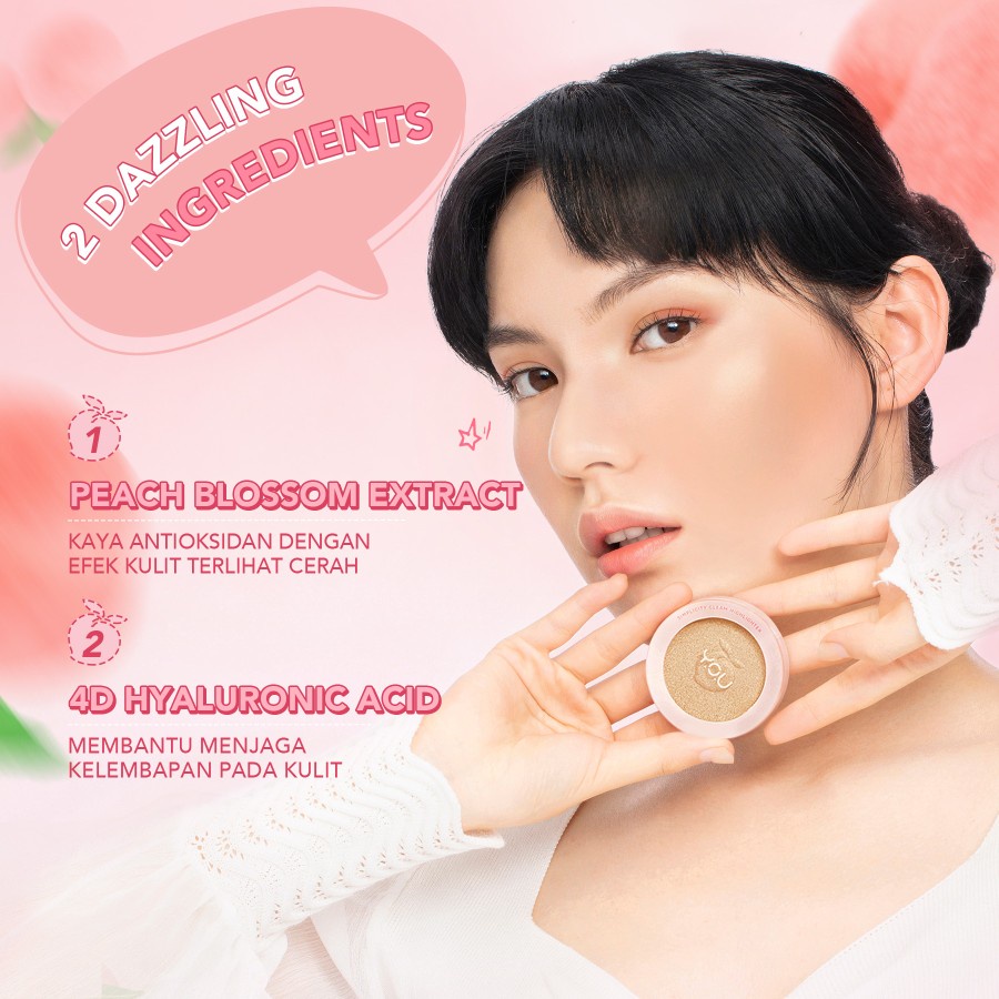 The Simplicity Gleam Highlighter by YOU Makeups - highlighter bronzer you