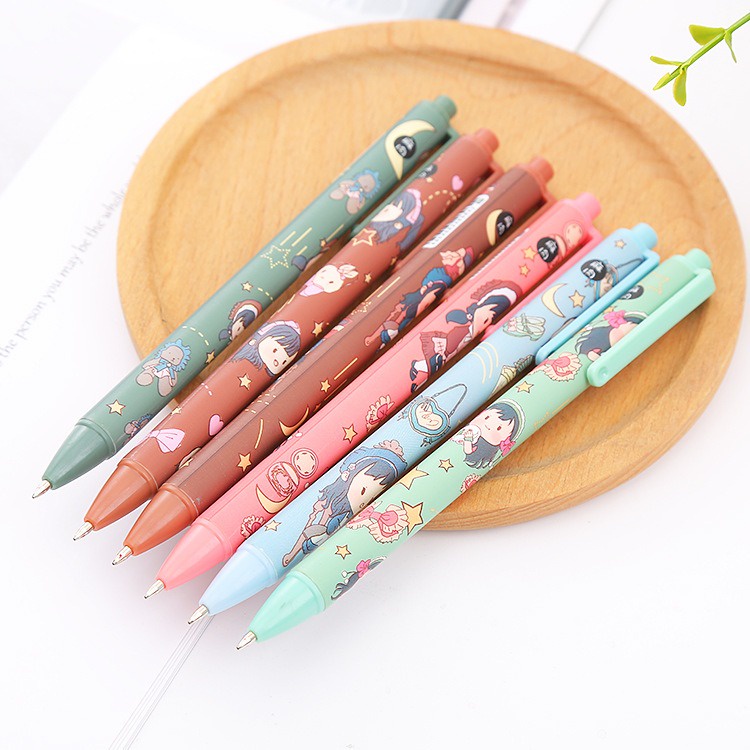 6pcs Pena Pulpen Pen Set Cetek Cetekan GM-ST0293