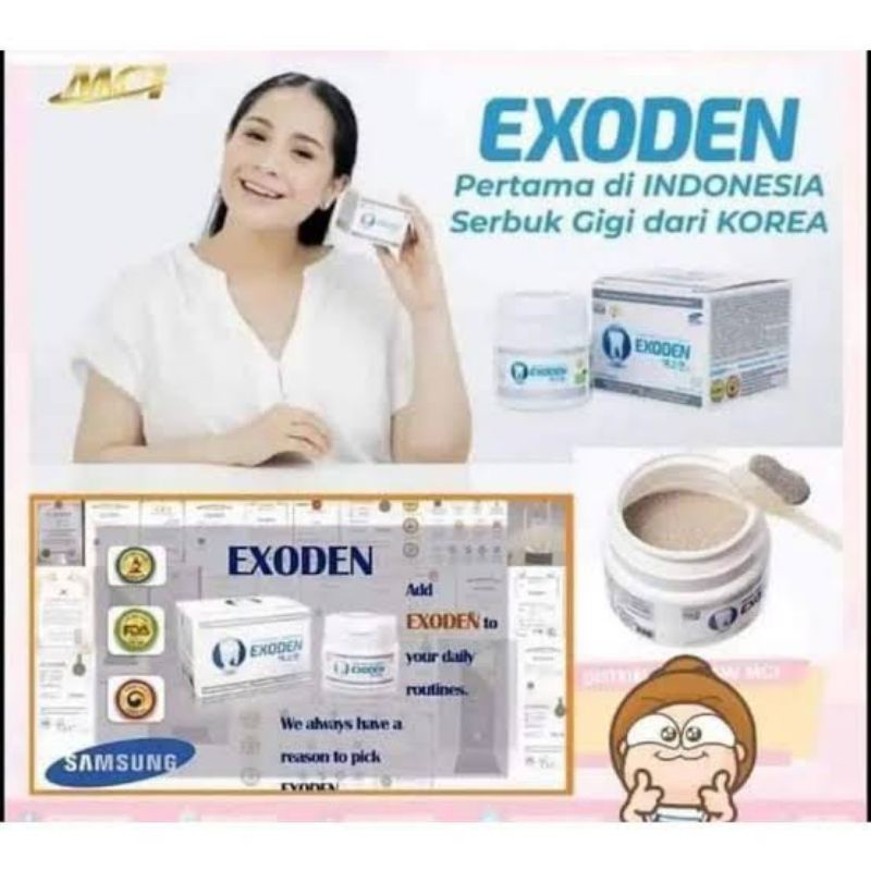 EXODEN Serbuk Pemutih Gigi MCI