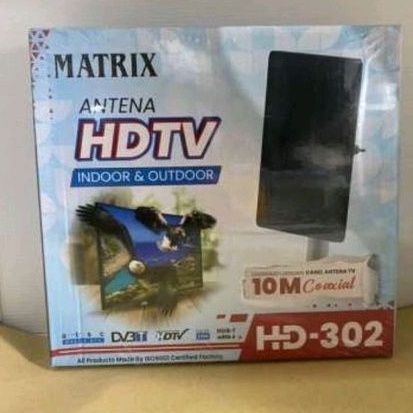 MATRIX ANTENA TV DIGITAL INDOOR DAN OUTDOOR HD302 / HD-302 / HD 302