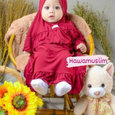 ✥ Gamis akikah newborn baju muslim 1 set aqiqah bayi ✯