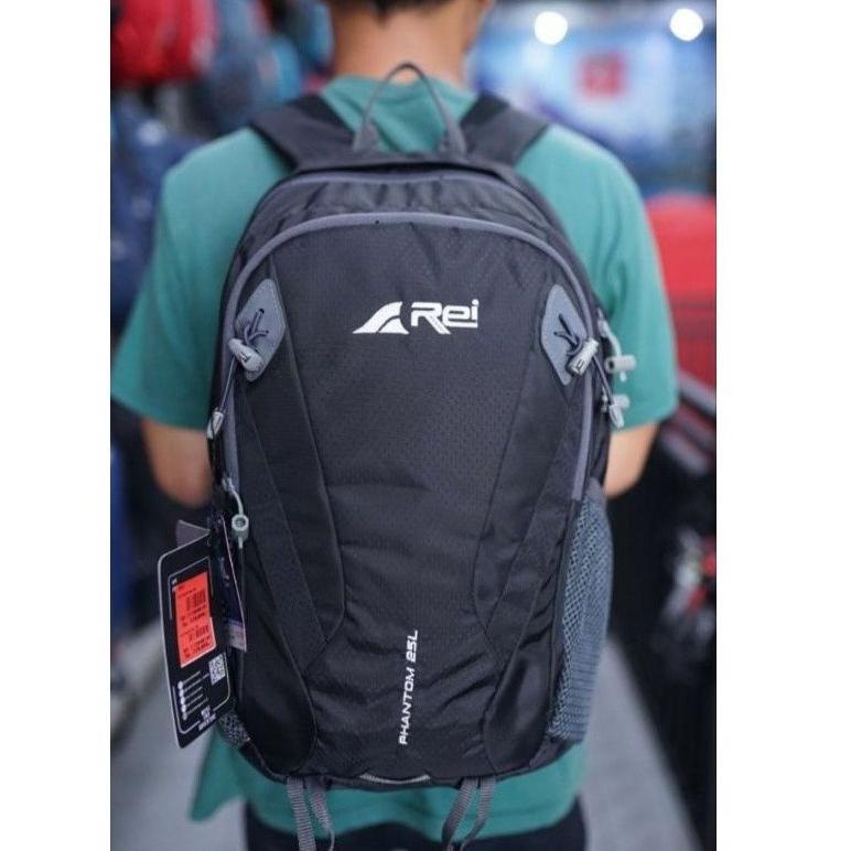 MENARIK Tas Ransel Pria Rei Phantom 25L Daypack Outdoor Arei Original+Raincover