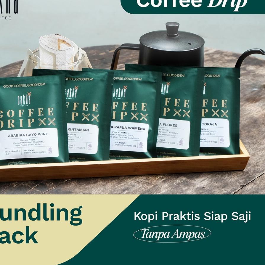 

➯ Drip Bag Arabica Kopi Instan Siap Seduh 5 Dan 10 Pcs ☝