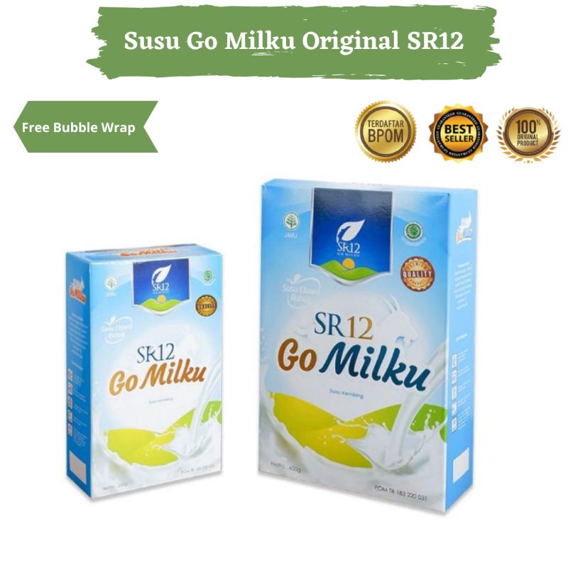 

Susu penggemuk badan herbal original Kambing Etawa Bubuk Go Milku Sr12 Anak Olahan Minuman Milk