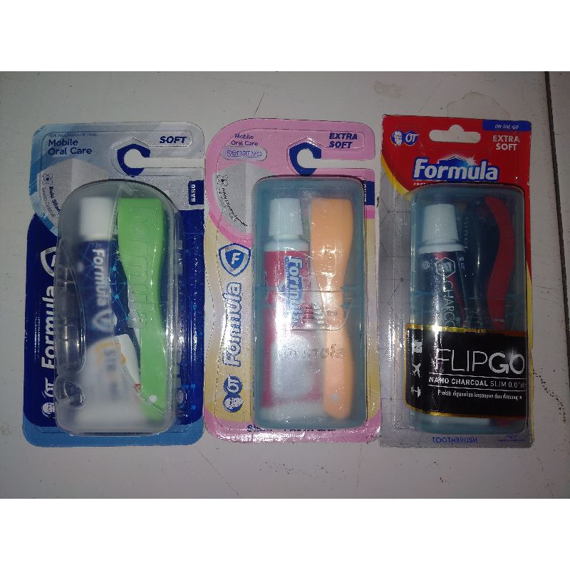 FORMULA Sikat Gigi Flip travel pack
